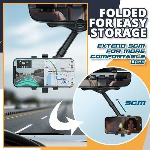 حامل جوال للمراية الخلفية 360| Rearview Mirror Phone Holder