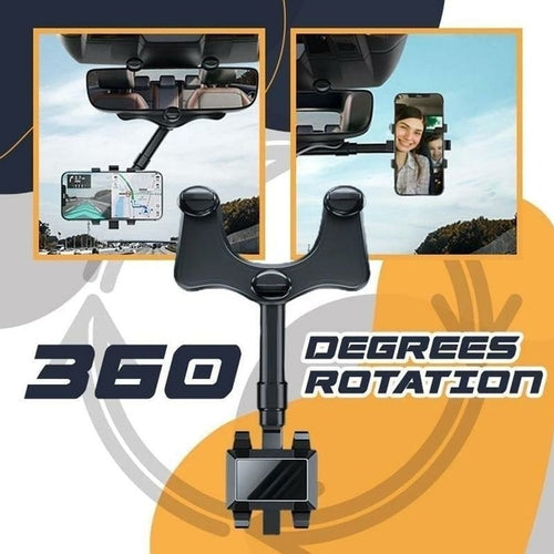 حامل جوال للمراية الخلفية 360| Rearview Mirror Phone Holder