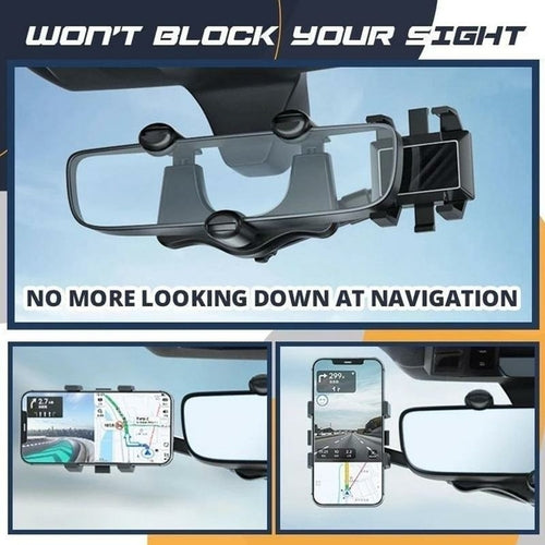 حامل جوال للمراية الخلفية 360| Rearview Mirror Phone Holder